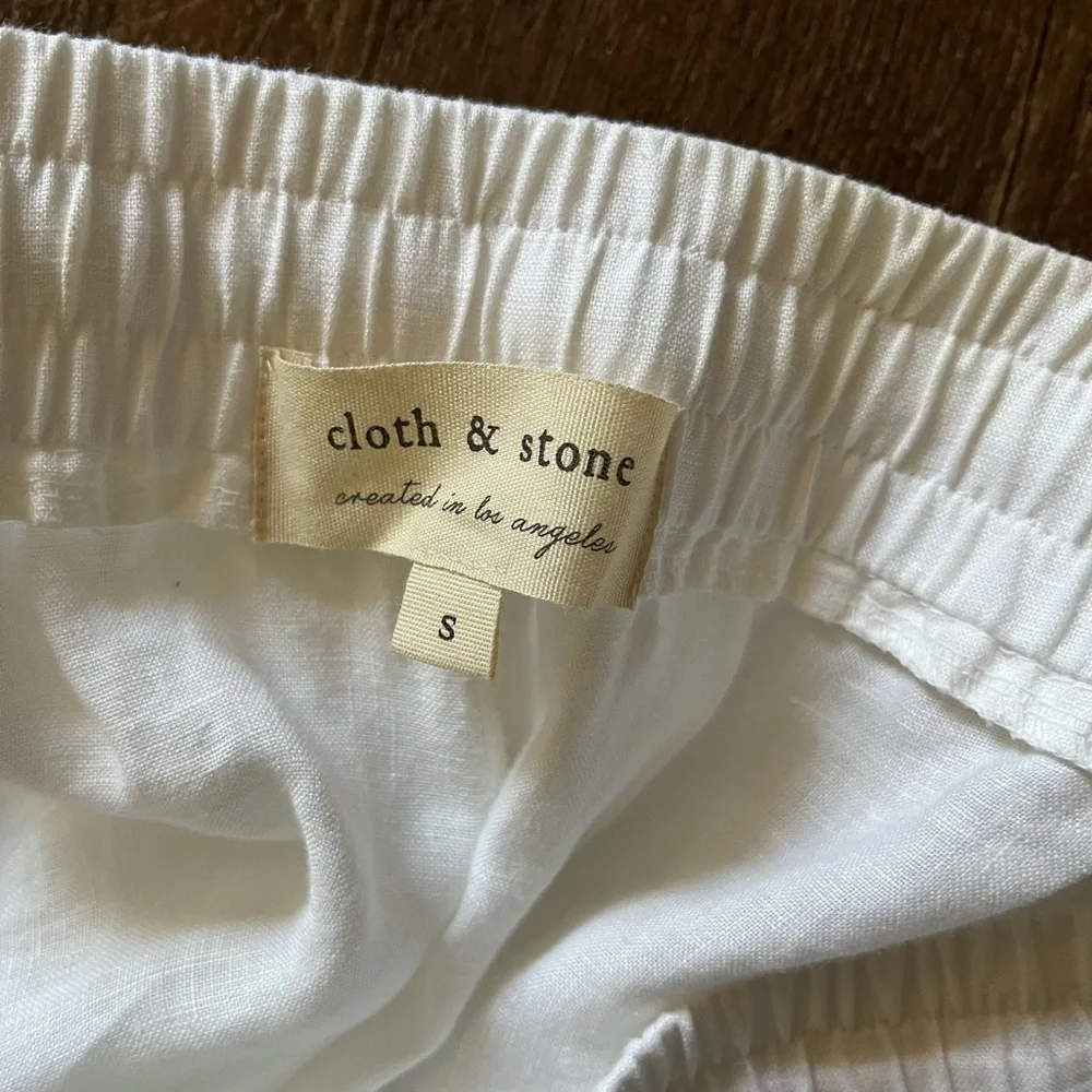 White Drawstring Pants - Picture 5 of 5